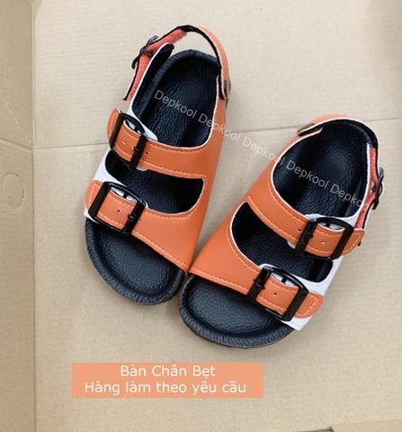 Sandals 2 khóa BÀN CHÂN BẸT - Làm theo tình trạng chân