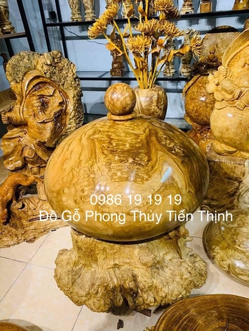 Bình Phú Quý gỗ Nu Nghiến khổng lồ