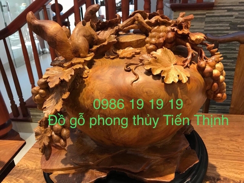 Bình Phú Quý Tài Lộc Nho Sóc