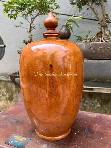 Bình Tài Lộc Gỗ Bách Xanh