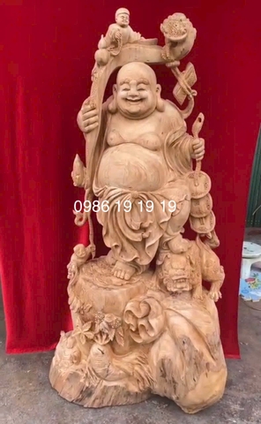 Tượng di lặc gỗ Ngọc am