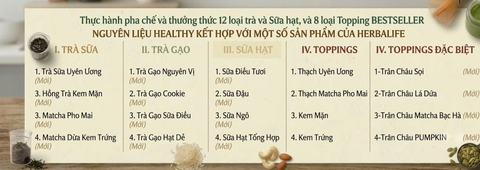 KHÓA TRÀ SỮA HEALTHY