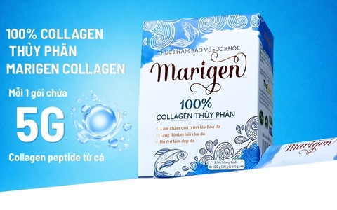 MARIGEN 100% COLLAGEN THỦY PHÂN: XOA DỊU LÀN DA TỔN THƯƠNG