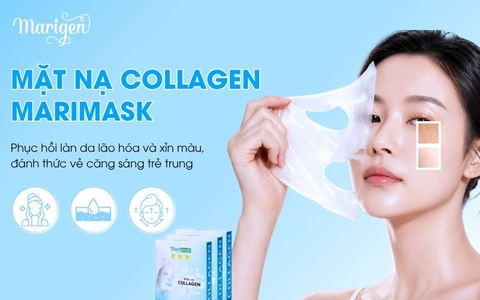 TỰ TIN VỚI LÀN DA CĂNG MƯỚT, TRONG VEO CÙNG MẶT NẠ COLLAGEN MARIMASK