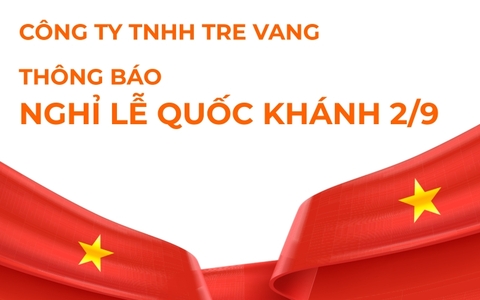 THÔNG BÁO LỊCH NGHỈ LỄ QUỐC KHÁNH 02/9