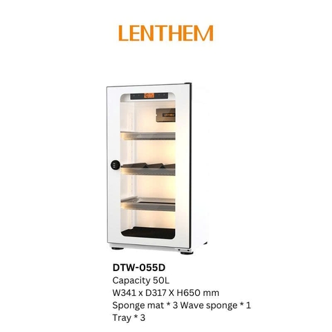 Tủ chống ẩm Cao Cấp Lenthem DTW-055D , CO/CQ/VAT