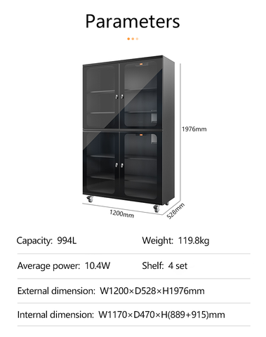 Tủ chống ẩm cao cấp Lenthem DT-1050D, Đèn Led, Chính hãng, Có CO/CQ/VAT