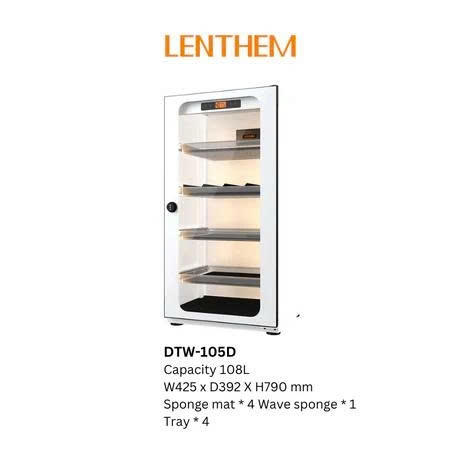 Tủ chống ẩm Cao Cấp Lenthem DTW-105D , CO/CQ/VAT