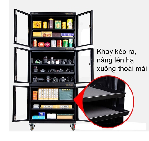 Tủ chống ẩm Cao cấp Huitong DHC-800 (800L)