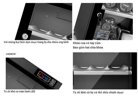 Tủ chống ẩm Andbon DS-105S (105L)