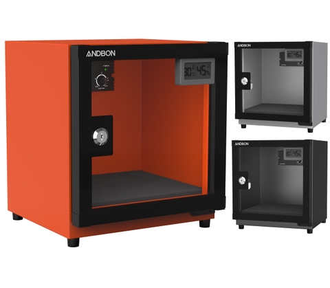 Tủ chống ẩm Andbon AB-18C, 3 Màu Đen - Cam - Ghi