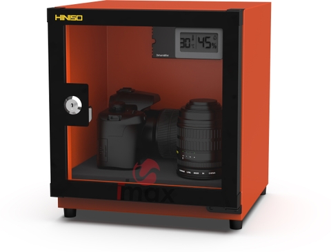 Tủ chống ẩm Hiniso AB-18C (20L Đứng), 3 Màu Hot Cam-Đen-Ghi