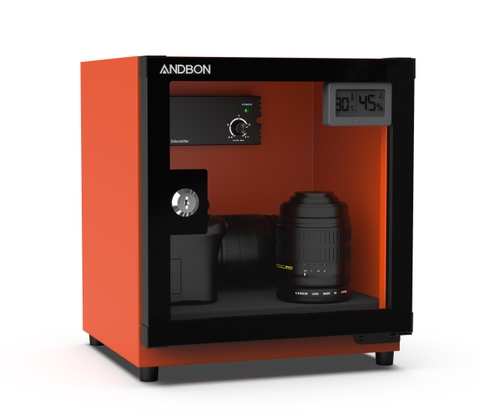 Tủ chống ẩm Andbon AB-18C (20L), 3 Màu Đen - Cam - Ghi