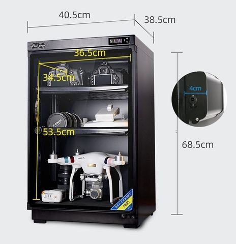 Tủ chống ẩm Cao cấp Huitong DHC-80 (80L)