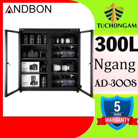 Tủ chống ẩm Andbon AD-300S ( 300 lít ) , có bánh xe