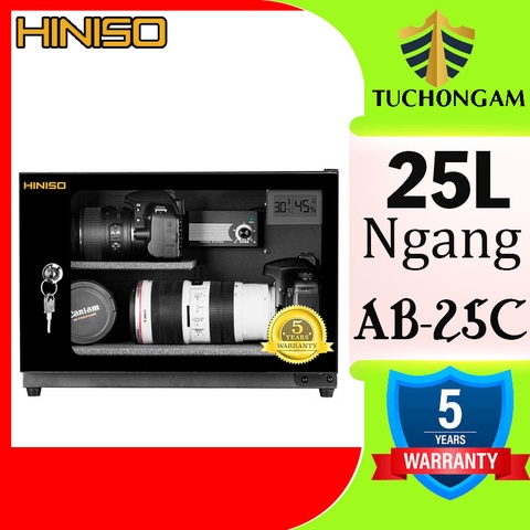 Tủ chống ẩm Hiniso AB-25C (25L Ngang)