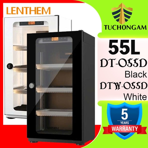 Tủ chống ẩm Cao Cấp Lenthem DT-055D , CO/CQ/VAT