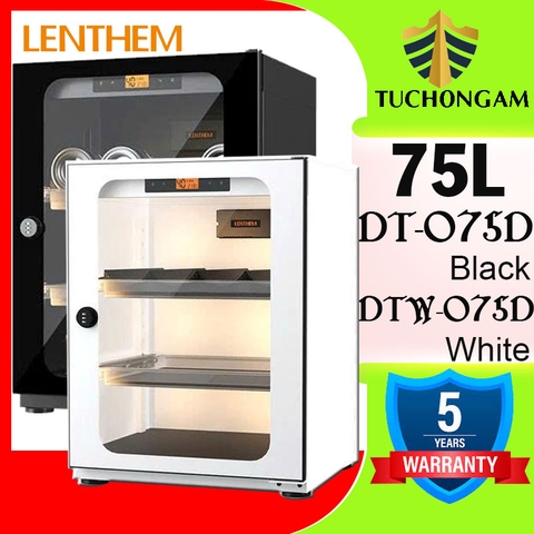 Tủ chống ẩm Cao Cấp Lenthem DTW-075D , CO/CQ/VAT