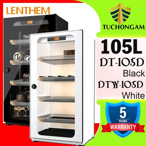 Tủ chống ẩm Cao Cấp Lenthem DTW-105D , CO/CQ/VAT