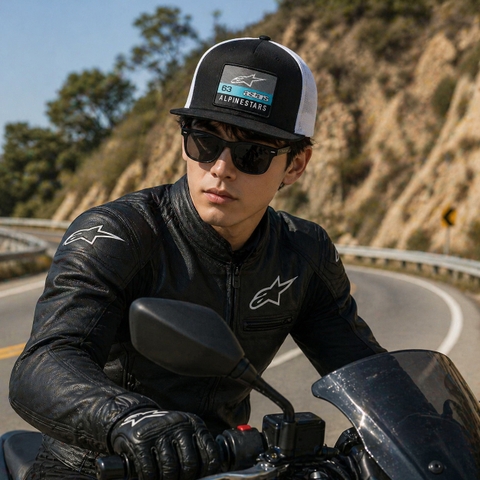 Nón Snapback NHS Alpine Star Black Phiên Bản Speed Version 2.