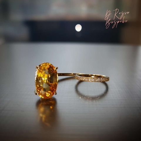 DOUBLE RING CITRINE