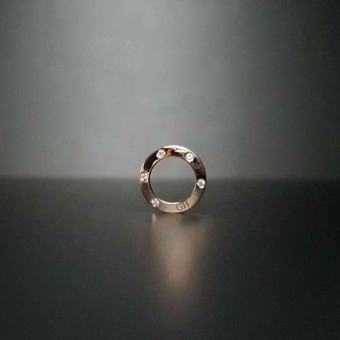 MẶT DÂY CIRCLE - VÀNG HỒNG 14K