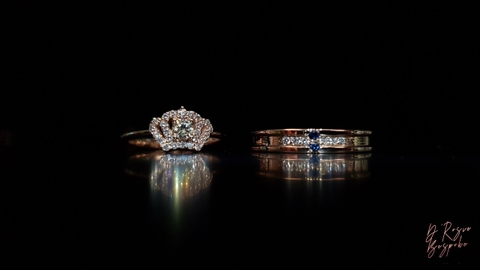 Cặp Nhẫn Cưới King & Queen