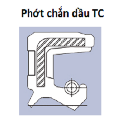 Phớt dầu TC 4.5x16x7 NBR