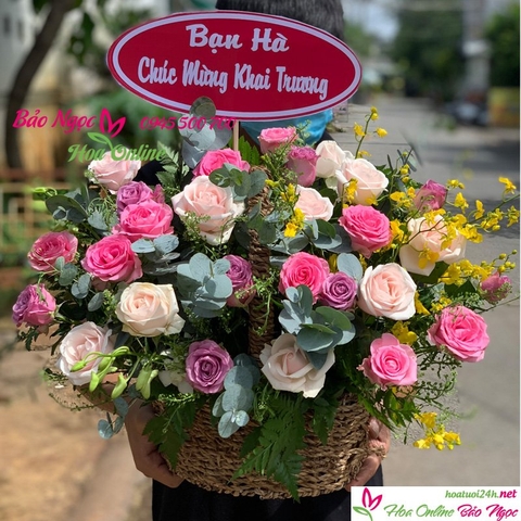 Giỏ hoa tươi BN-9507