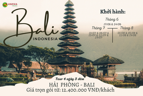 Tour Hải Phòng - Bali 4 ngày 3 đêm