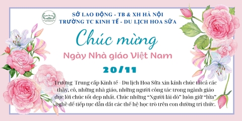 CHÀO MỪNG NGÀY NHÀ GIÁO VIỆT NAM 20/11