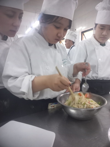 MÓN MỲ TƯƠI CỦA LỚP CHẾ BIẾN MÓN ĂN ÂU