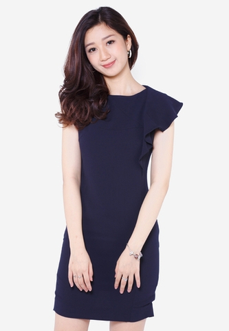 Đầm ôm HeraDG SDC17036 xanh navy