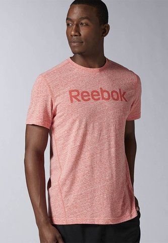Áo thể thao nam Reebok AY1590 Elements Big Logo Tee đỏ cam