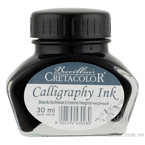 Mực đen Calligraphy Cretacolor