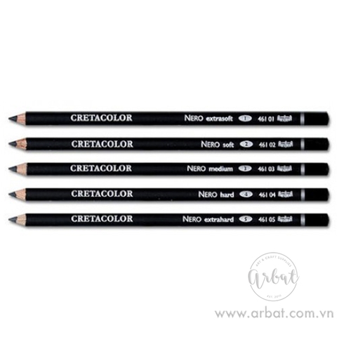 Chì than dầu Cretacolor Nero
