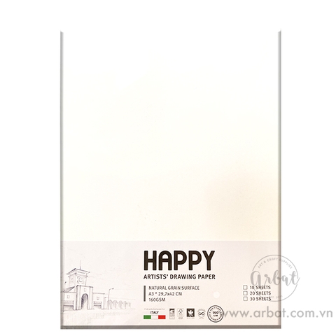 Giấy vẽ chì Happy 160gsm