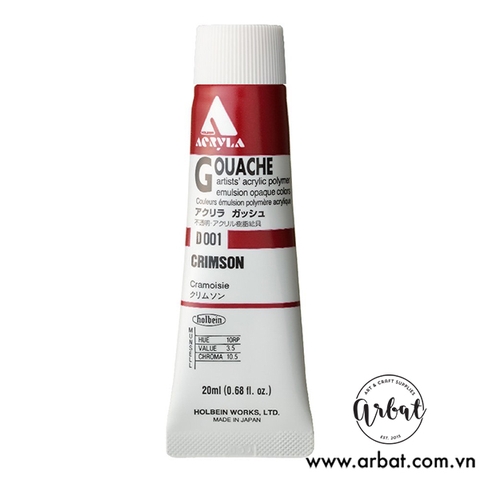 Màu Acryla Gouache Holbein - Màu lẻ 20ml