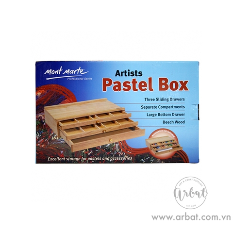 Hộc tủ đựng pastel 3 ngăn Mont Marte