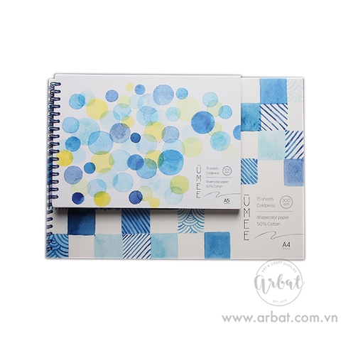 Sổ sketchbook màu nước Umee