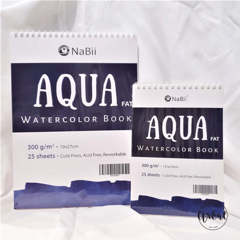 [ARBAT] Sổ vẽ Nabii Aquafat watercolor book