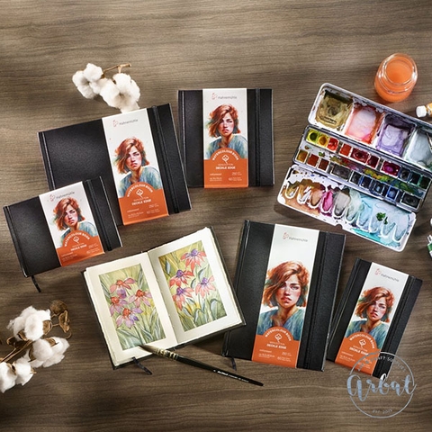 Sổ màu nước Hahnemuhle - Cam