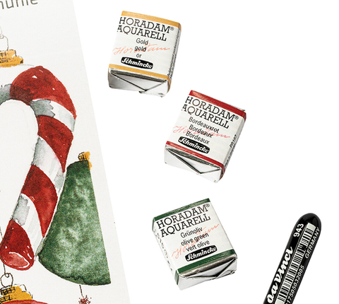 Màu nước  Schmincke dòng Horadam Aquarell - lẻ half pans