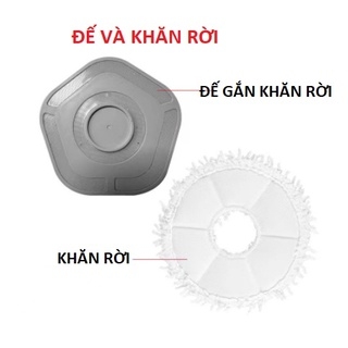 Đế nhựa gắn khăn cho Robot W10, W10 Pro