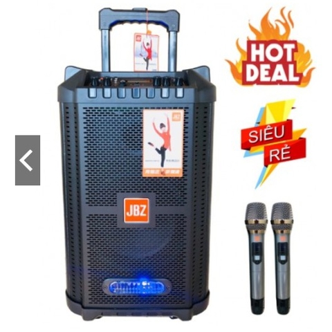 Loa kéo JBZ 0806 + 2 Mic