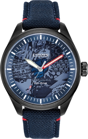 Đồng hồ Eco-Drive Nam Citizen Marvel Heroes AW2037-04W