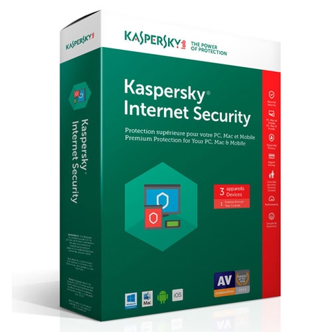Phần mềm diệt virus Kaspersky Internet Security (KIS) 3 User