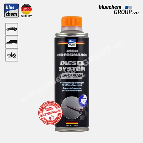 Dung dịch Bluechem Làm sạch Hệ thống nhiên liệu Động cơ Diesel hiện đại (Diesel System Super Clean) 350ml