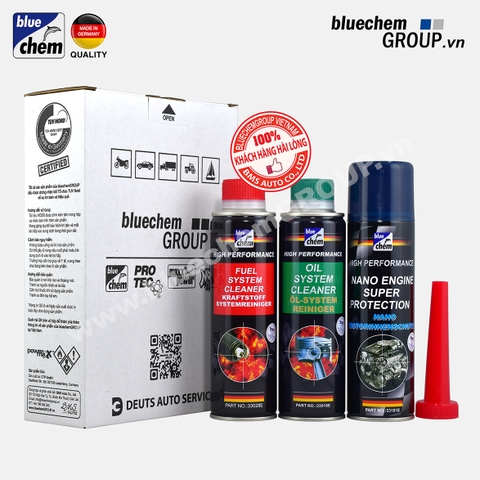Bộ 3 sản phẩm Làm sạch và Bảo vệ Động cơ Ô tô Xăng (Combo Fuel 3s)