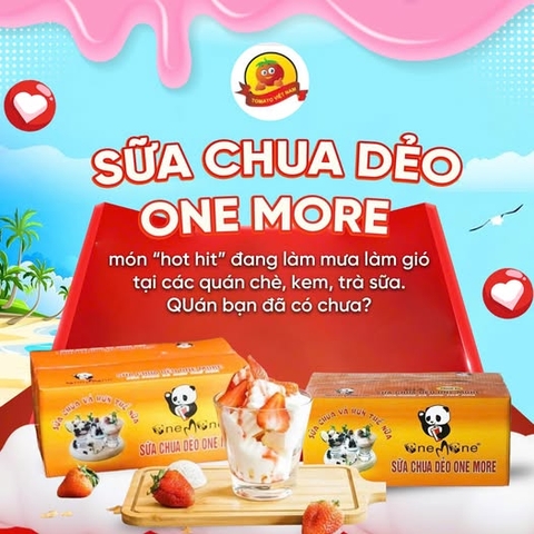SỮA CHUA DẺO ONE MORE – SIÊU PHẨM “HOT HIT” ĐANG LÀM MƯA LÀM GIÓ TẠI CÁC QUÁN CHÈ – KEM – TRÀ SỮA